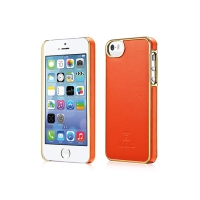 Чехол Xoomz для iPhone 5/5S/5SE Luxury Electroplating Orange (back cover)