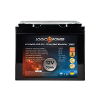 Аккумулятор LogicPower Lifepo4 12V-70Ah (BMS 80A/40A) BYD пластик