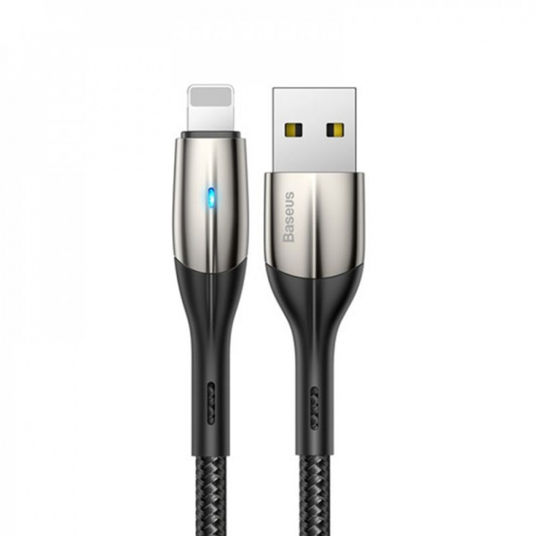 Кабель Baseus Horizontal USB 2.0 to Lightning 1.5A 2M Черный