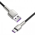 Кабель Baseus Cafule USB 2.0 to Type-C 66W 1M Черный