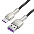 Кабель Baseus Cafule USB 2.0 to Type-C 66W 2M Чорний