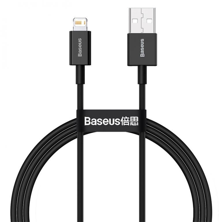 Кабель Baseus Superior USB 2.0 to Lightning 2.4А 1M Черный