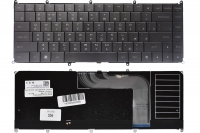 Клавиатура для ноутбука Dell Adamo 13-A101 черная Подсветка