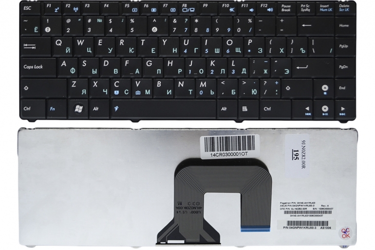 Клавиатура Asus N20 Series черная