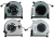 Вентилятор Dell Inspiron 15-7590 ORG левый+правый 4+4pin