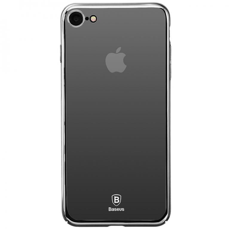 Чехол Baseus для iPhone SE 2020/8/7 Glass Mirror Black