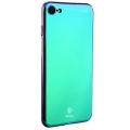 Чехол Baseus для iPhone SE 2020/8/7 Glass Violet Blue