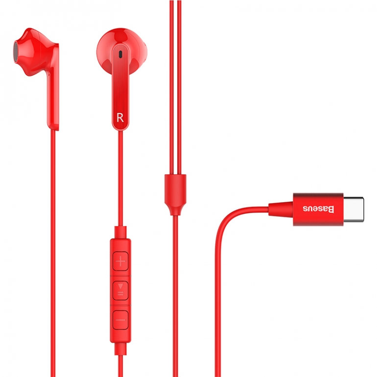 Навушники Baseus Encok C16 Red