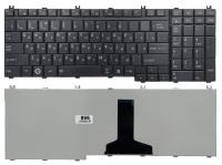 Клавиатура для ноутбука Toshiba Satellite A500 A505 F501 L350 L355 L500 L505 L583 L586 P500 P505 черная