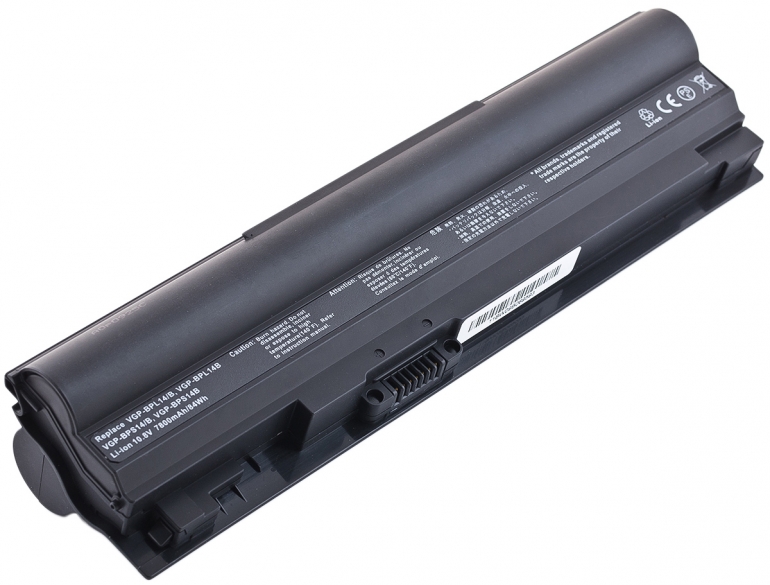 Батарея Sony VAIO VGN-TT Series BPS14B BPL14B 10.8V 7800mAh, черная