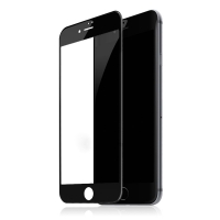 Защитное cтекло Buff для iPhone SE 2020, iPhone 7, iPhone 8, 4D, 0.3mm, 9H, черное