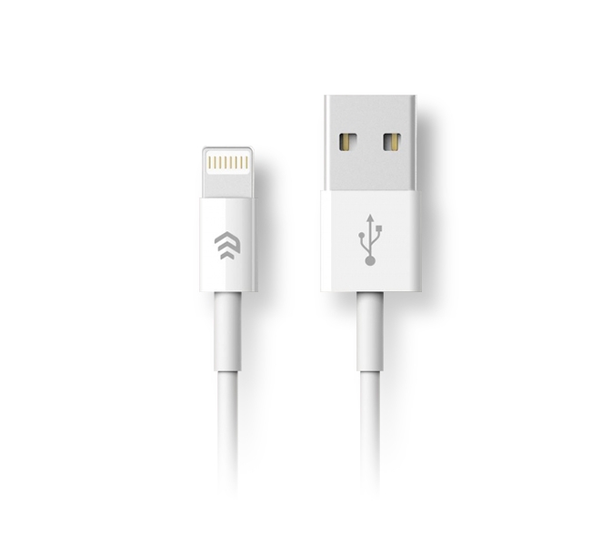Кабель Devia Smart USB 2.0 to Lightning 2.1А 1М Белый