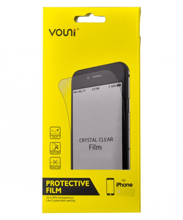 Защитная пленка Vouni для iPhone 6 (front+back) - глянцевая