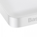 Зовнішній акумулятор Baseus Bipow Digital Display QC 15W 10000mAh Білий