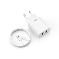 Мережевий зарядний пристрій Remax Jane + кабель USB 2.0 to Type-C 1М Білий