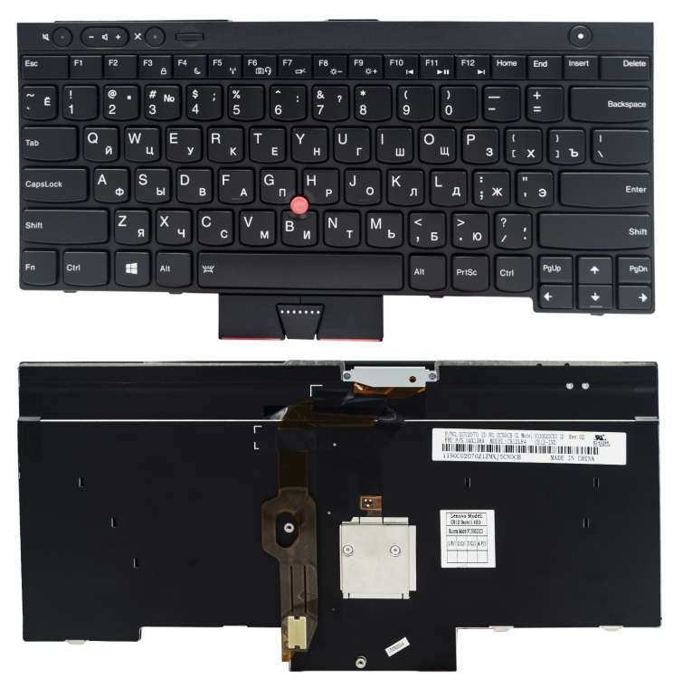Оригинальная клавиатура Lenovo IBM Thinkpad X230 X230i X230T L430 L530 T430 T430i T430s T530 T530i W530 PWR черная подсветка Прямой Enter