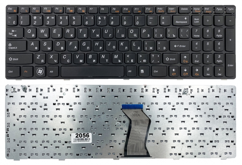 Клавиатура Lenovo IdeaPad G580 G585 Z580 Z585 черная