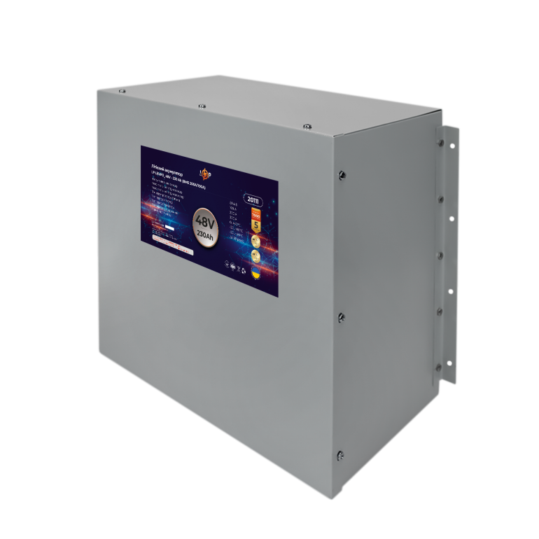 Аккумулятор LogicPower Lifepo4 48V (51,2V) - 230 Ah (11776Wh) (BMS 200A/100A) металл