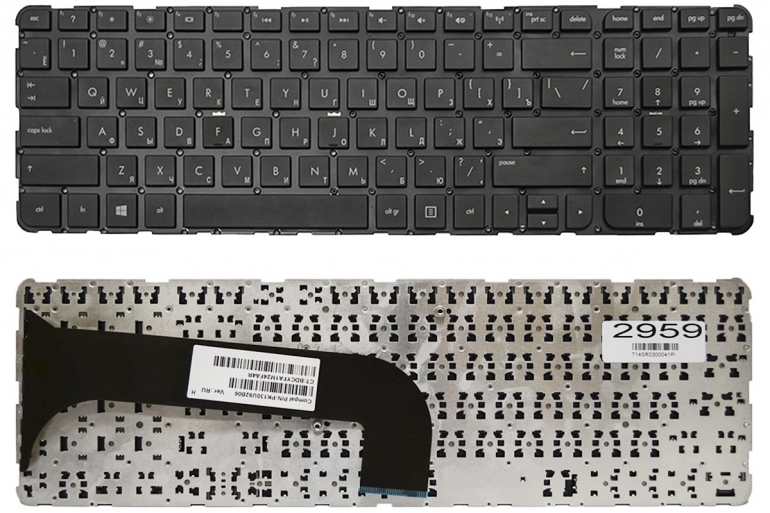 Оригінальна клавіатура HP Pavilion M6-1000 Pavilion Envy M6-1000 M6-1100 M6-1200 чорна без рамки Прямий Enter