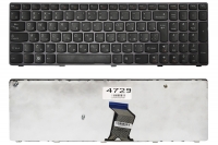 Клавіатура Lenovo IdeaPad B570 B580 B590 G570 G570A G570M G570S V570 Z570 V580 чорна/бронзова
