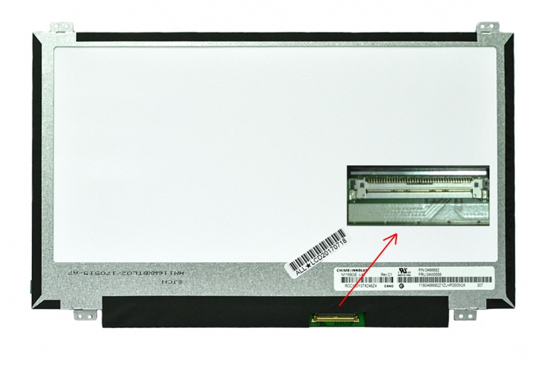 Дисплей 11.6" ChiMei Innolux N116BGE-L41 Up and Down (Slim LED,1366*768,40pin)