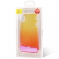 Чехол Baseus для iPhone X/Xs Glaze pink