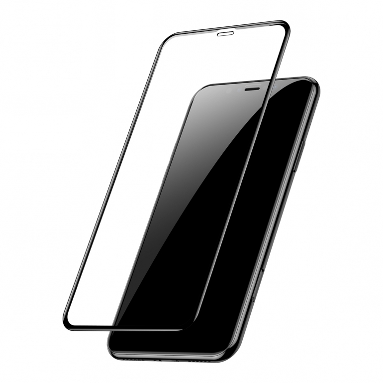 Защитное cтекло Baseus для iPhone Xr, iPhone 11, 0.2mm, Черный