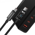 Сетевое зарядное устройство Baseus GaN5 Pro 3 порта, USB + Type-C 140W Черный