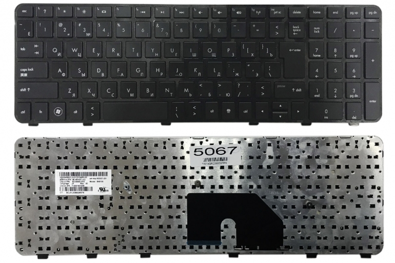 Оригінальна клавіатура HP Pavilion DV6-6000 чорна