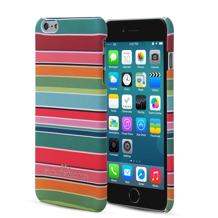 Чехол ARU для iPhone 6 Plus/6S Plus Stripes Rainbow