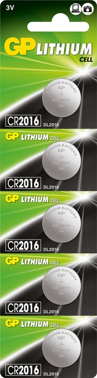 Батарейка GP Lithium CR2016-8U5 3V 1шт.