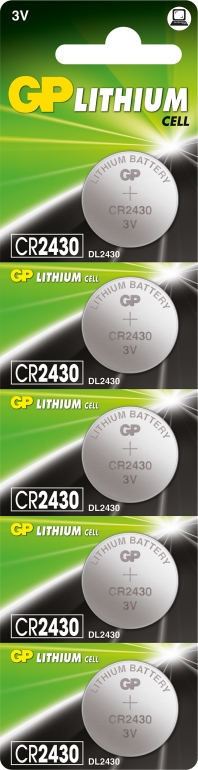Батарейка GP Lithium CR2430-8U5 3V 1шт.