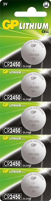 Батарейка GP Lithium CR2450-8U5 3V 1шт.