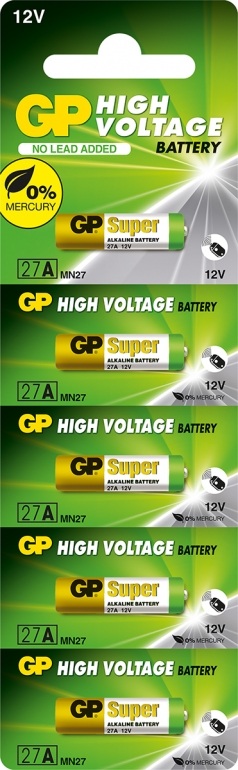 Батарейка GP Alkaline 27A 12V 1шт.