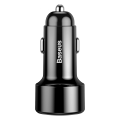 Автомобильное зарядное устройство Baseus Magic Dual-USB QC 3.0 45W Черный