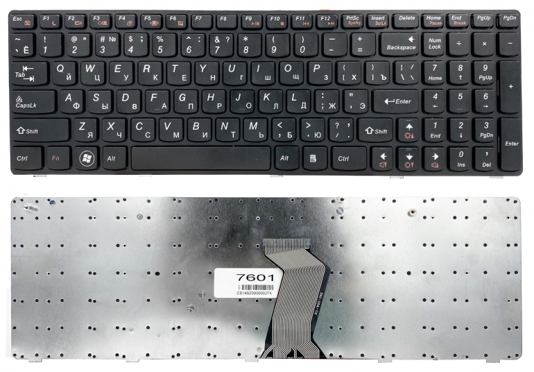 Клавиатура Lenovo IdeaPad B570 B580 B590 B575 G570 V570 Z560 Z565 Z570 V580 G770 черная