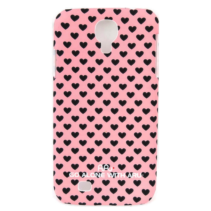 Чехол ARU для Samsung Galaxy S4 Hearts Pink
