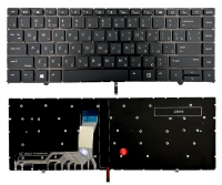 Оригінальна клавіатура HP EliteBook 1050 G1 ZBook Studio G5 чорна без рамки підсвітка Прямий Enter