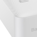 Внешний аккумулятор Baseus Bipow Digital Display QC 15W 30000mAh Белый