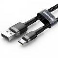 Кабель Baseus Cafule USB 2.0 to Type-C 2A 2M Чорний/Сірий