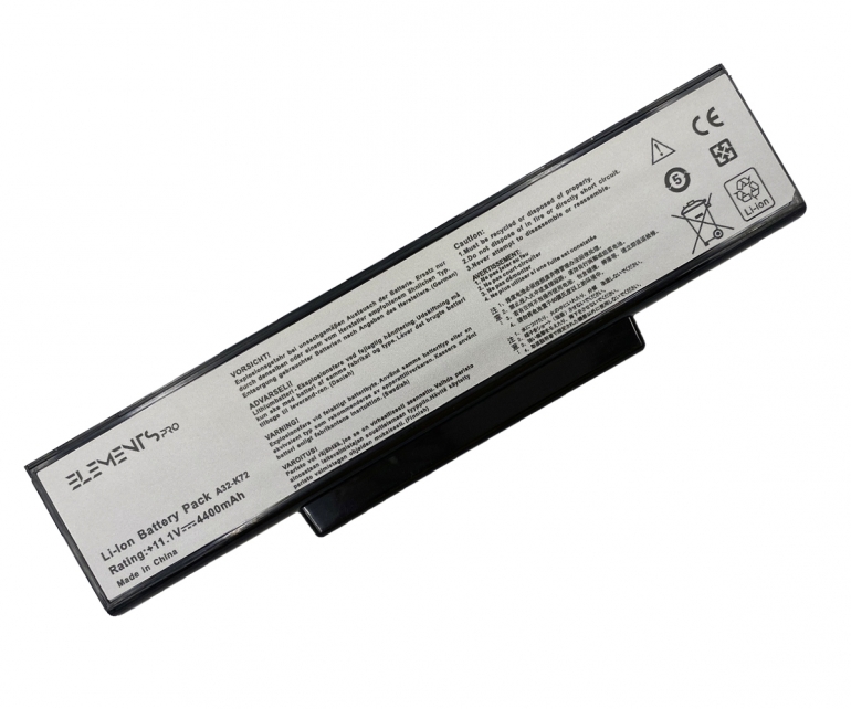 Батарея Elements PRO для Asus A72 K72 K73 N71 N73 X77 11.1V 4400mAh