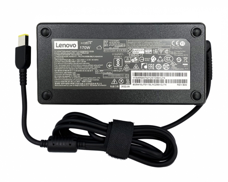 Оригинальный блок питания Lenovo 20V 8.5A 170W USB Square pin Slim