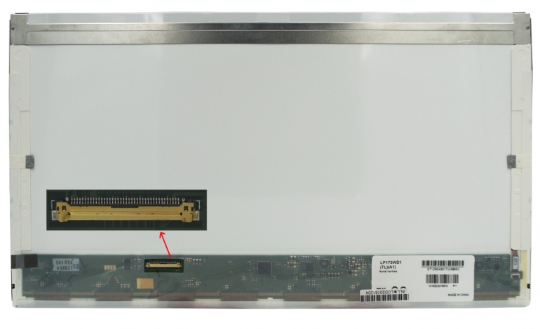 Дисплей 17.3" LG LP173WD1-TLA1 (LED,1600*900,40pin,Left)