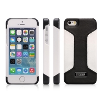 Чехол iCarer для iPhone 5/5S/5SE  Colorblock Black/White
