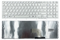 Клавиатура для ноутбука Sony SVE15 SVE17 белая