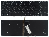 Клавиатура Acer Aspire V5-531 V5-551 V5-571 Ultra M3-581 M5-581 VN7-571 VN7-591G черная без рамки Прямой Enter подсветка