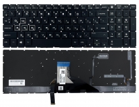 Оригінальна клавіатура HP Omen 15-DH 15-DC чорна без рамки Прямий Enter підсвітка RGB